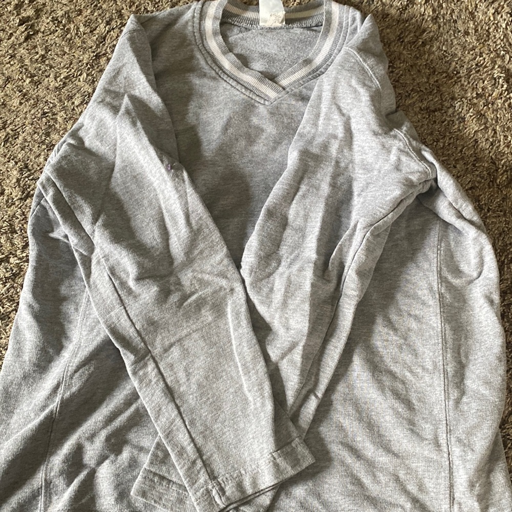 Grey vintage looking long sleeve shirt